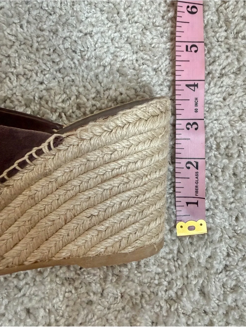 Vince Gaelan Suede Espadrille Wedge Sandal - Size 6M